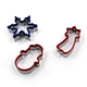 christmas cookie tree cutter set